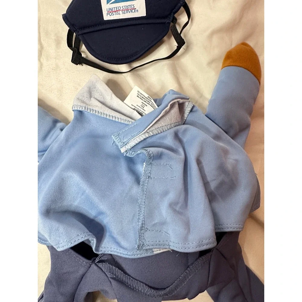 USPS Mail Carrier Pup Dog Costume Small ABC Prod Co PET20170 Blue Official Logo